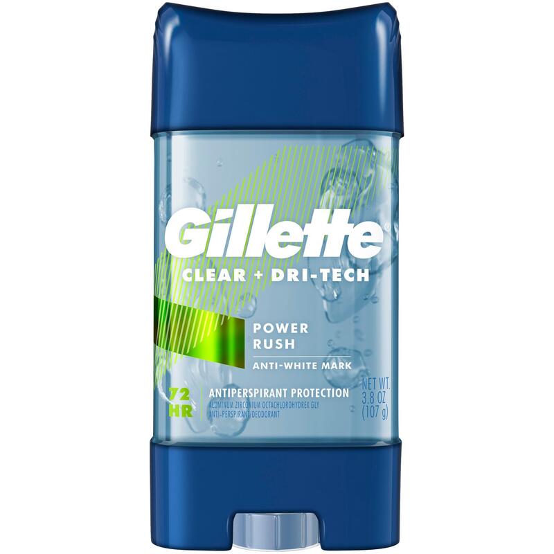 Gillette Clear + Dri-Tech Deodorant Power Rush 3.8oz