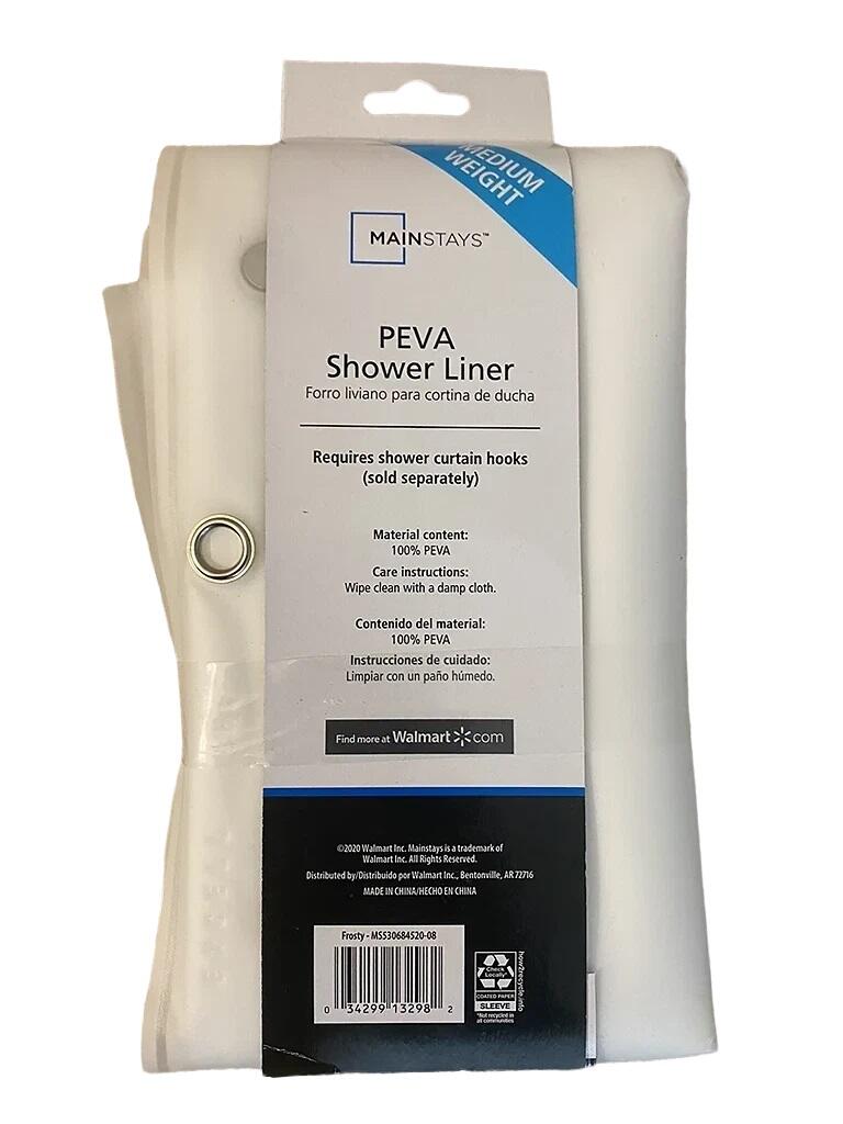 Peva Shower Liner Assorted