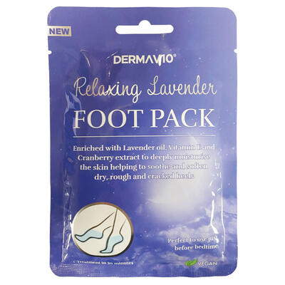 Derma V10 Foot Pack Relaxing Lavender 1 treatment: $7.00