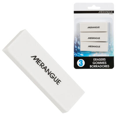 White Vinyl Eraser