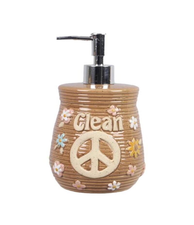 Positive Vibes Soap/Lotion Dispenser 4.13x4x13x7.4