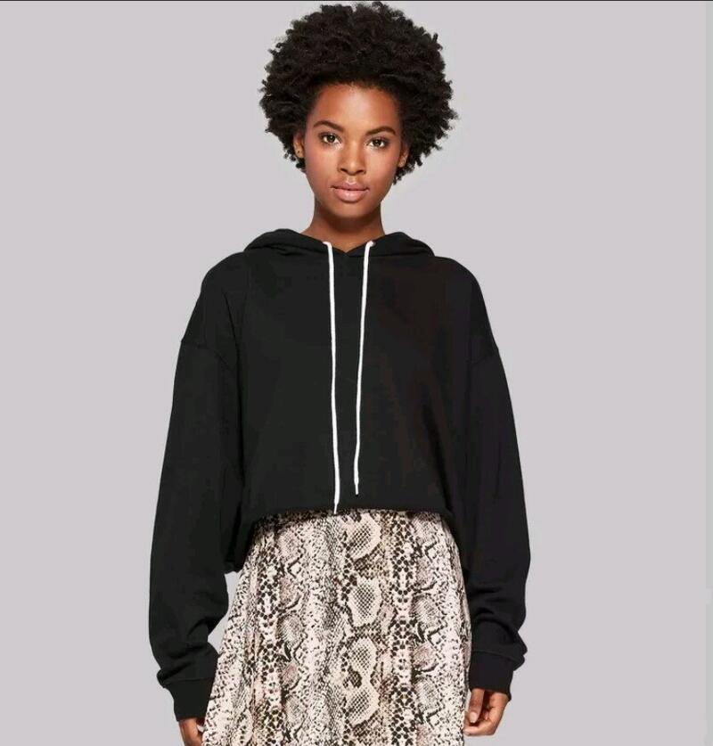 Ladies Hooded Sweatshirt Medium & Large