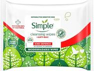 Simple Anti Bacterial Cleansing Wipes 20's: $0.00