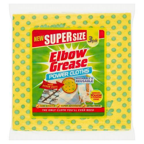 Elbow Grease Supersize Cloth 3pk: $6.00