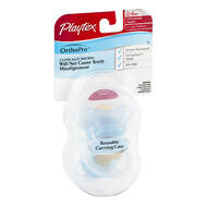 Playtex Ortho Pro Silicone Pacifier With Sterilizing Cover 2 pack: $0.00