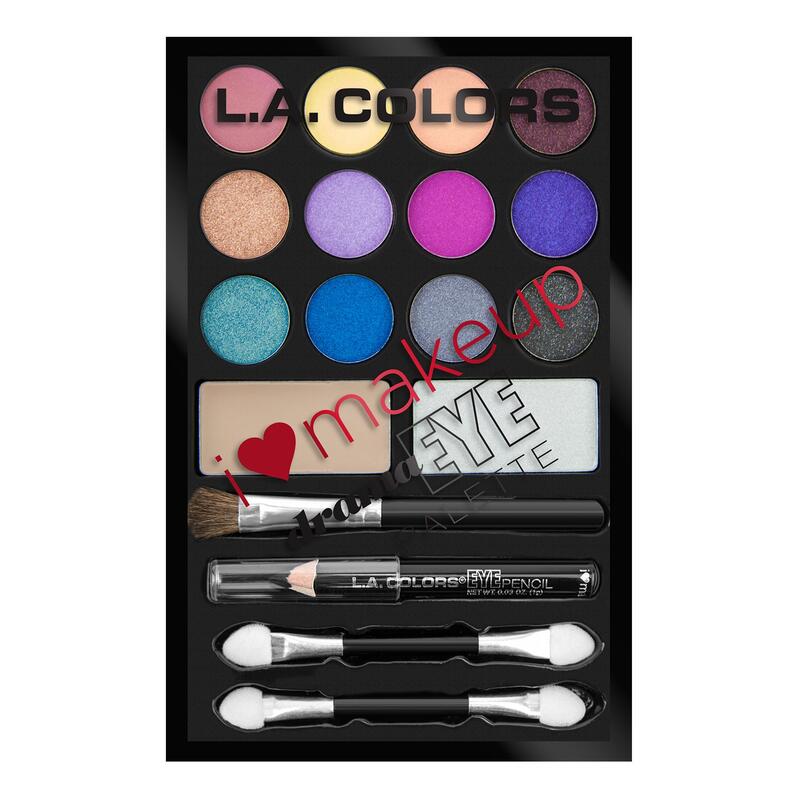 DNR LA Colors I Heart Makeup Eyeshadow Palette 18-Color Darling