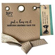 1907 Diane Genuine Leather Hair Tie Nude: $0.50