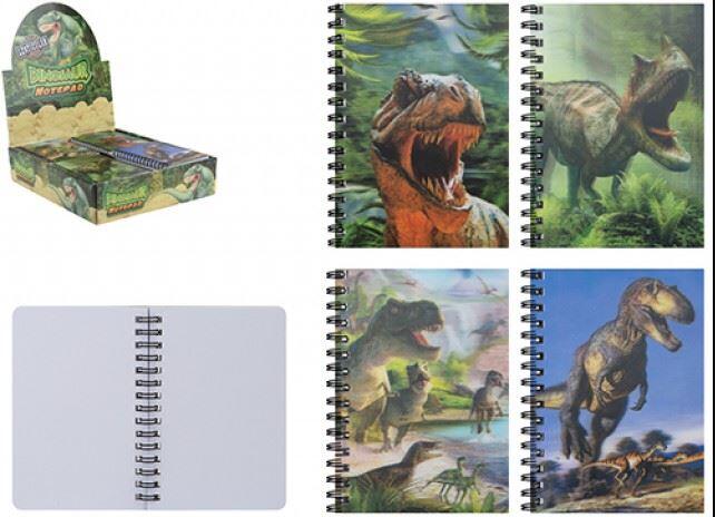 Lenticular Dinosaurs Notepad Assorted