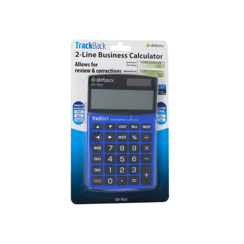 Datexx 2Line TrackBack Business Calculator 1 ct M&C Drugstore