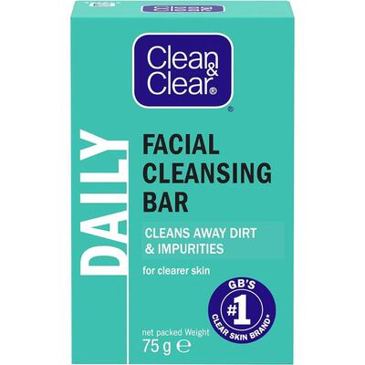 Clean & Clear Facial Cleansing Bar 75g