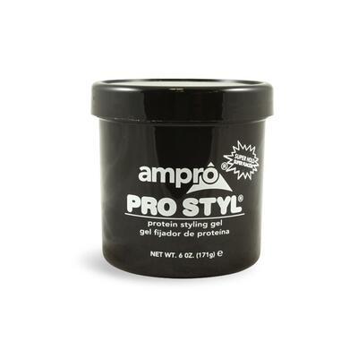 Ampro Pro Styl Protein Styling Gel Super Hold Black 6oz