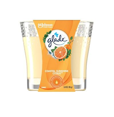 Glade Candle Coastal Sunshine Citrus 3.4oz