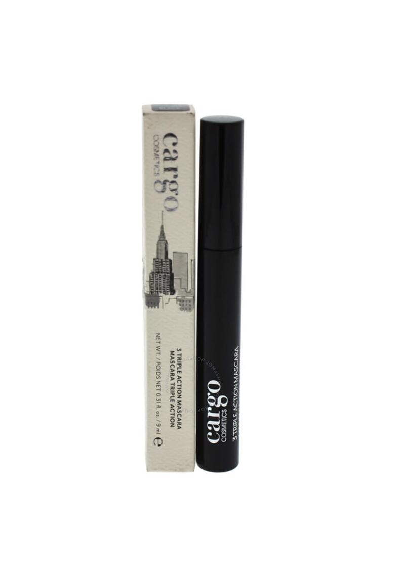 Cargo Three Triple Action Mascara Black 0.31 Fl Oz