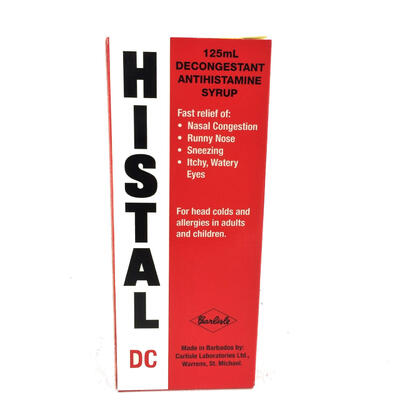Histal Decongestant Antihistamine  125ml: $12.30