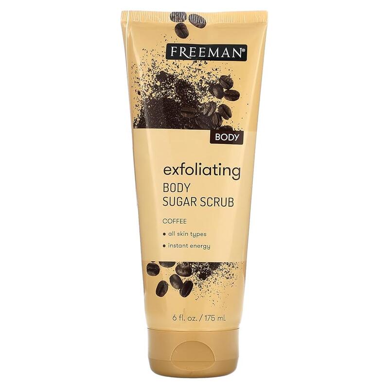 Freeman Exfoliating Body Sugar Scrub Coffee 6oz