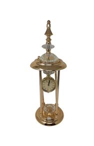 Candle Holder Gold With Clock In Middle 1 count: $0.00