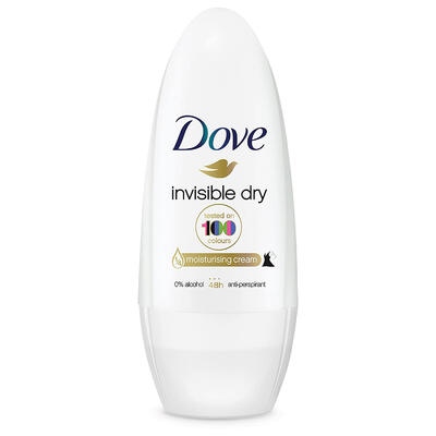 Dove Antiperspirant Roll On Invisible Dry 50ml: $9.00