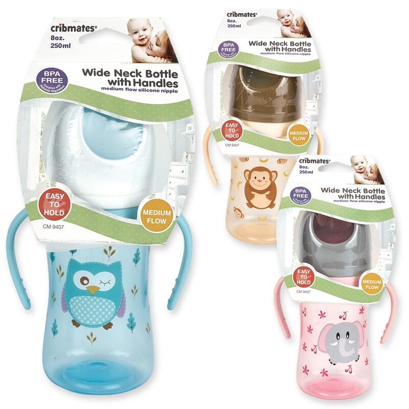 Cribmates Wide Neck Bottle With Handles 8oz 1 count: $12.00