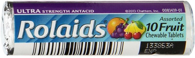 Rolaids Fruit Chewable Tablets 10ct