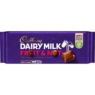Cadbury Dairy Milk Fruit & Nut 180g: $22.40