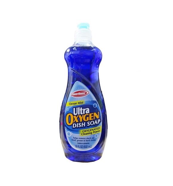Powerhouse Ocean Mist Ultra Oxygen Dish Soap 18oz