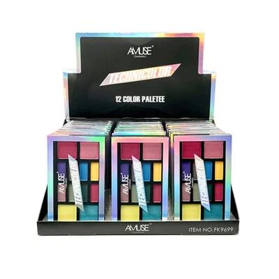 Amuse Technicolor Eyeshadow Palette 12 Colors