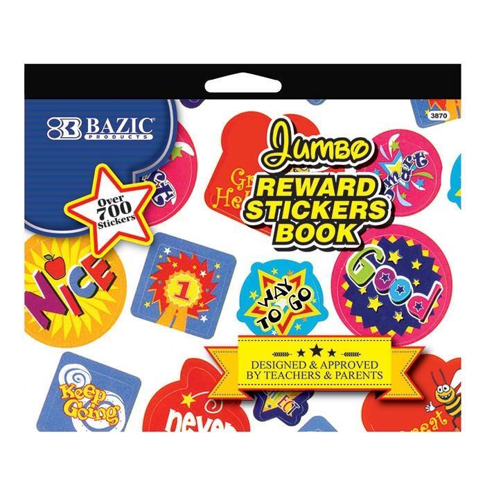 Bazic Jumbo Reward Sticker Book: $5.00