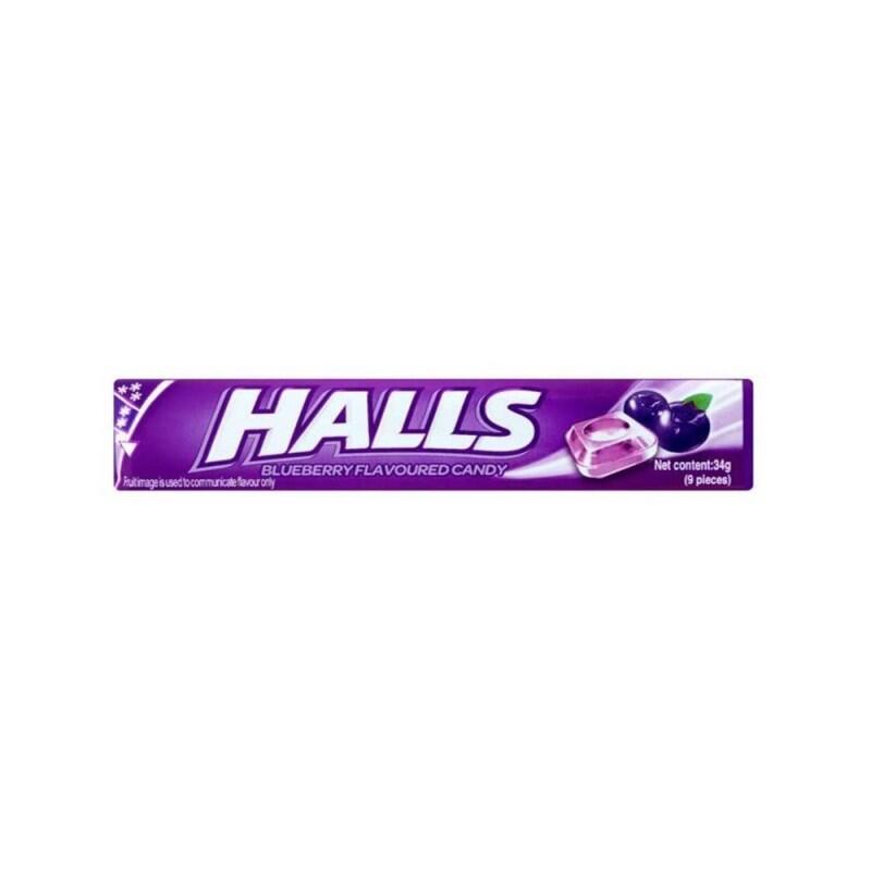 Halls Blueberry 34g