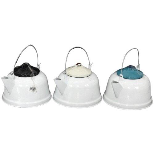 Enamel Steel Coffee Pot 2.7qt