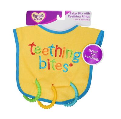 Neat Solutions Baby Bib Teething Rings 1 count: $6.00