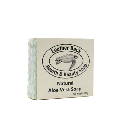 Leather Back Health & Beauty Soap Natural Aloe Vera 120g