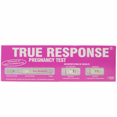 True Response Pregnancy Test: $12.00