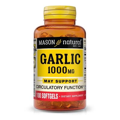 Mason Garlic Oil 1000mg Softgels 100's