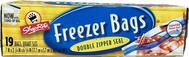 Shop Rite Reclosable Freezer Bags 19ct: $0.00