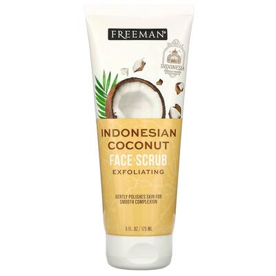 Freeman Indonesian Coconut Exfoliating Face Scrub 6oz