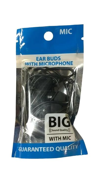 Ear Buds With Mic Assorted: $5.00