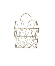 Wall Frame Gold Geometric Style Basket 1 count: $0.00
