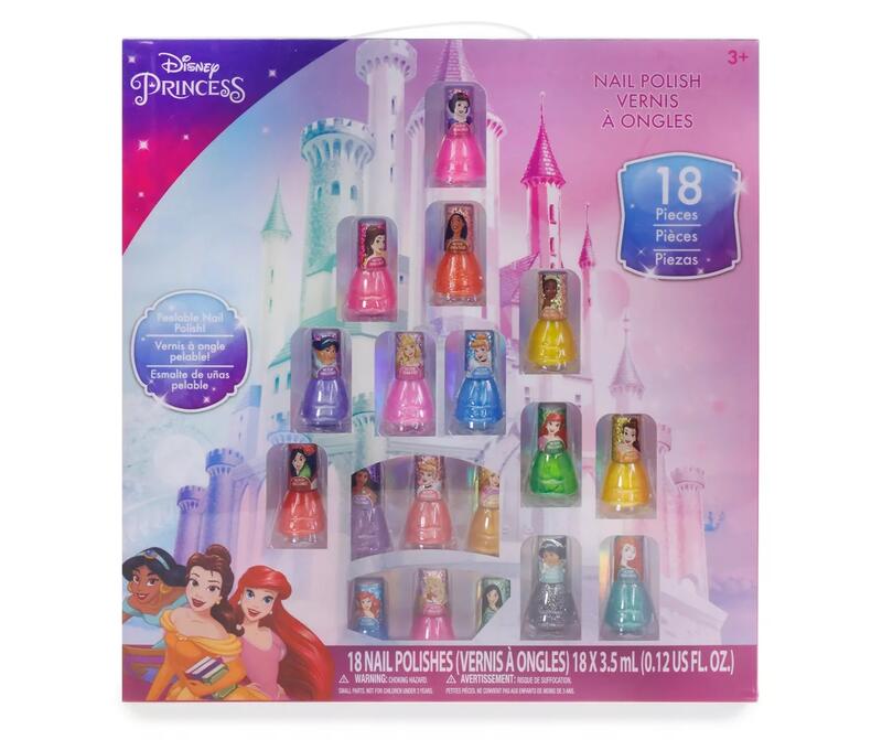 Disney Princess Nail Polish 18pcs: $30.00