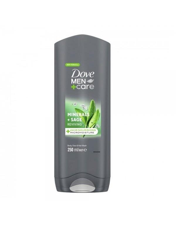 Dove Men+Care Body + Face Wash Minerals & Sage 250ml