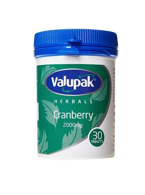 Valupak Cranberry 2000 mg 30ct