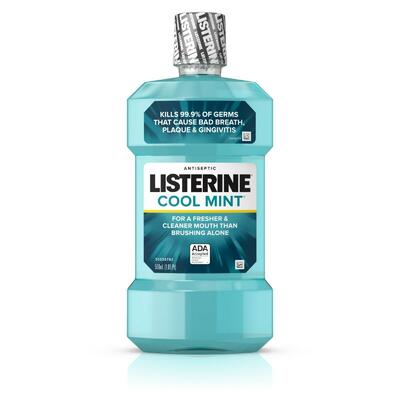 Listerine Mouthwash Cool Mint 1 litre: $31.15