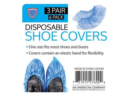 6pk Shoe Covers: $7.00