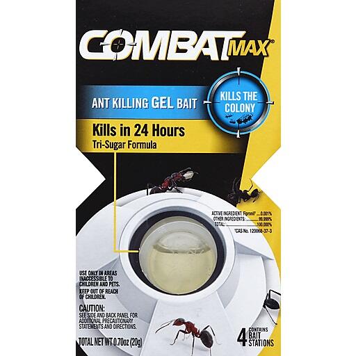 Combat Max Ant Killing Gel Bait 4ct