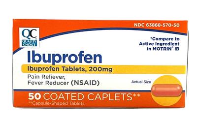 Quality Choice Ibuprofen 200mg 50 Caplets