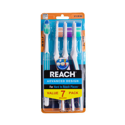 Reach Advanced Design Toothbrush Firm 7 pack