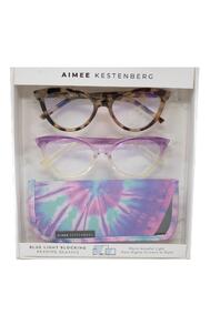 Aimee Kestenberg Reading/Blue Light Blocking Glasses 2pk: $0.00