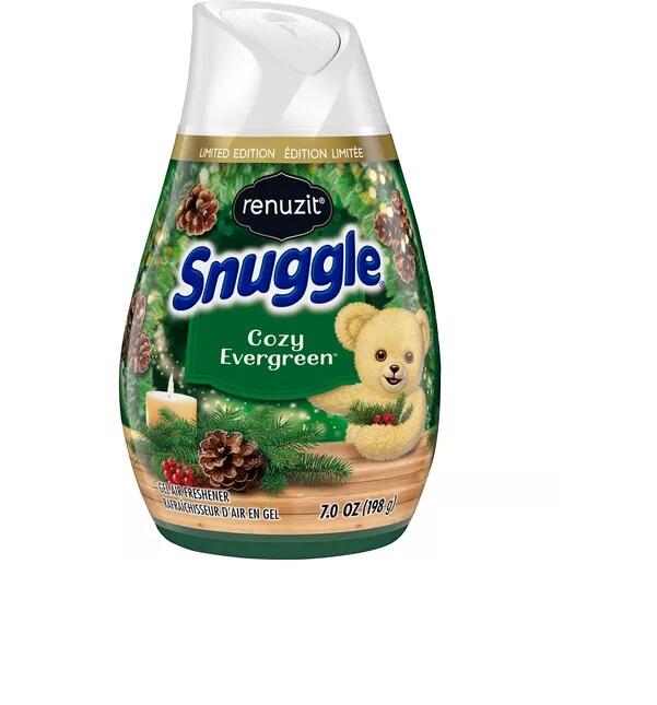 Renuzit Gel Air Fresheners Snuggle Cozy Evergreen 7 oz
