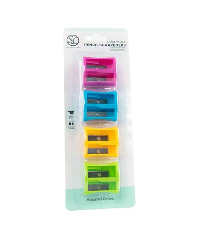 Supply Line Dual-Hole Sharpener 4 count