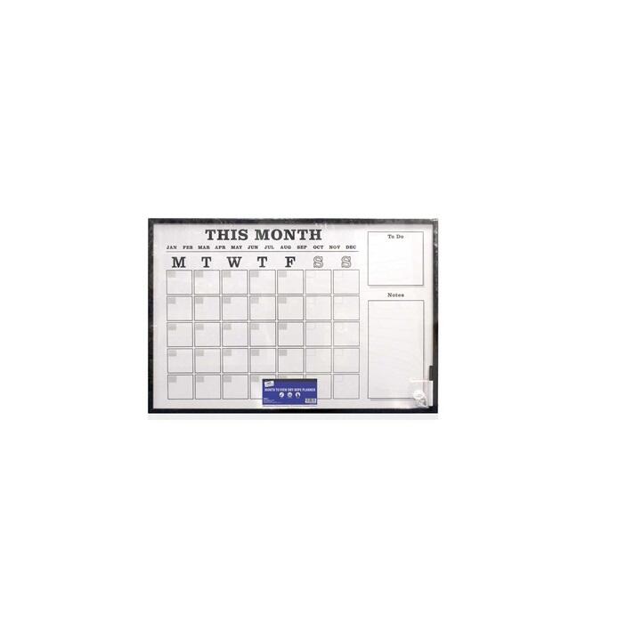 MONTHLY DRY WIPE PLANNER BOARD M&C Drugstore