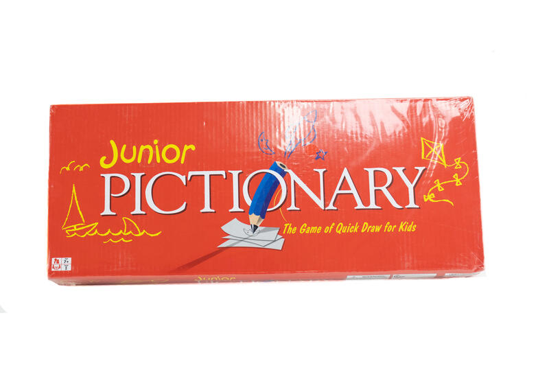 Pictionary Game Red: $5.00